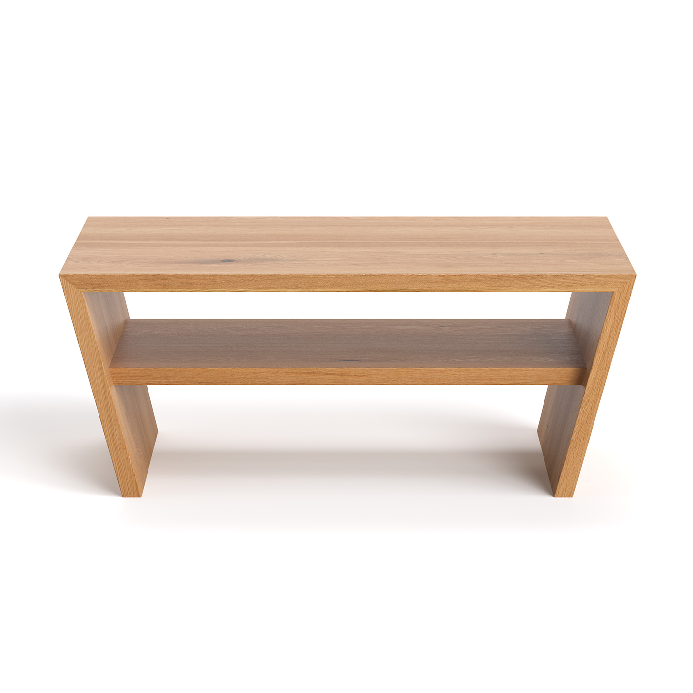 Corona-Couchtisch aus massivem Holz