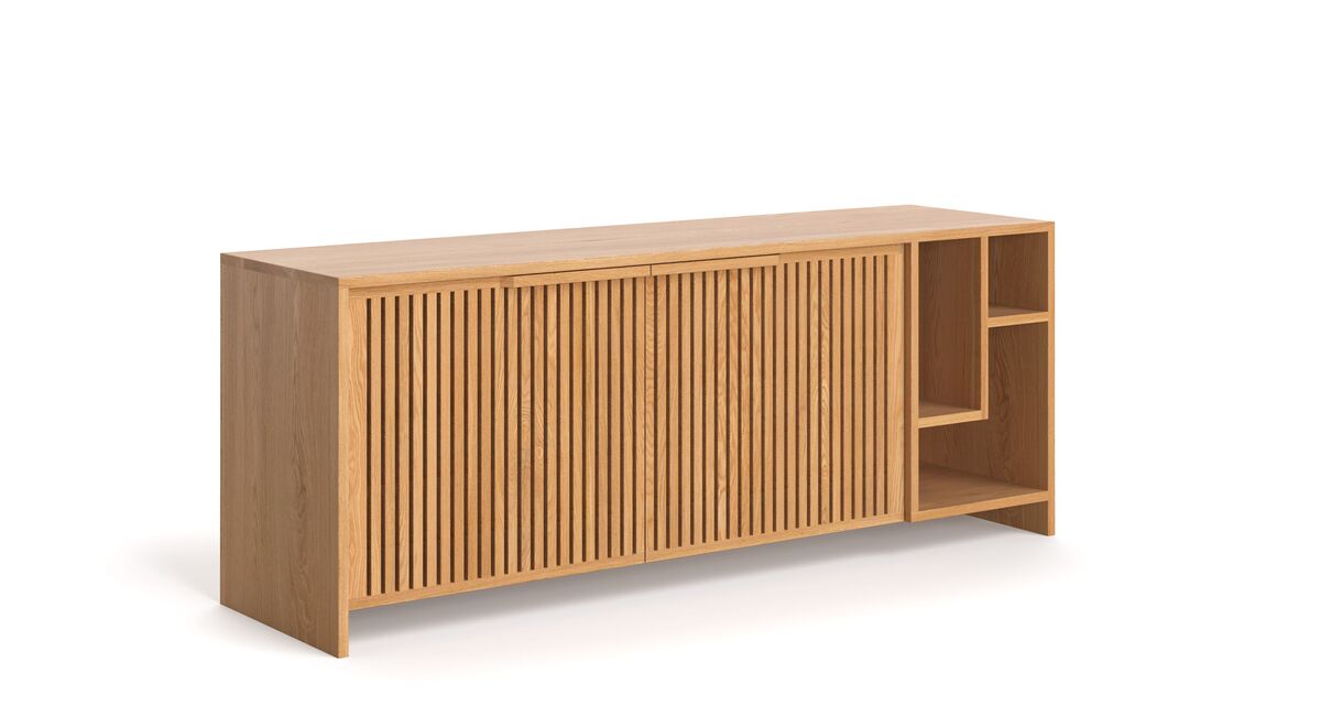 Conte-Kommode aus Massivholz